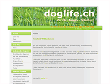 Tablet Screenshot of doglife.ch